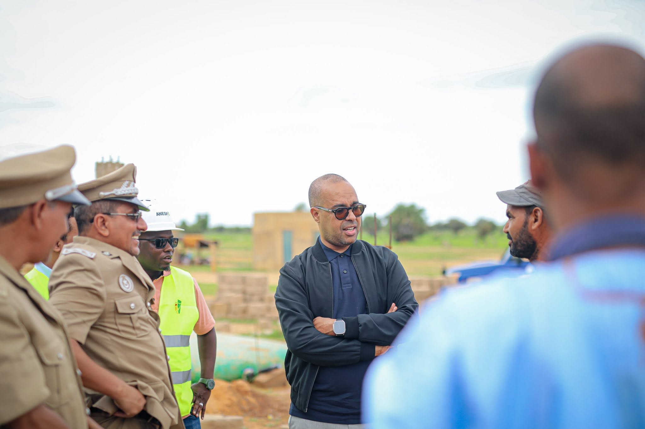 Taazour en Assaba : le délégué général Sidi Ould Moulaye Zeine rend visite aux familles sinistrées par la tempête