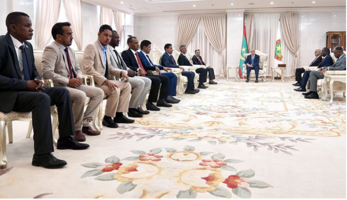 Le Président de la République reçoit le bureau exécutif du Club des magistrats mauritaniens