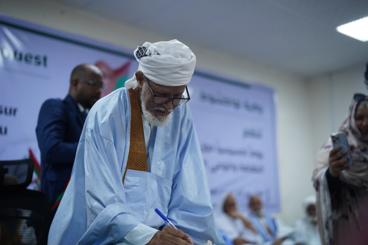 Photos : Cérémonie de signature de la Charte Citoyenne pour la propreté et le civisme présidée par le Wali de Nouakchott Ouest Hamoud Ould M'Hamed