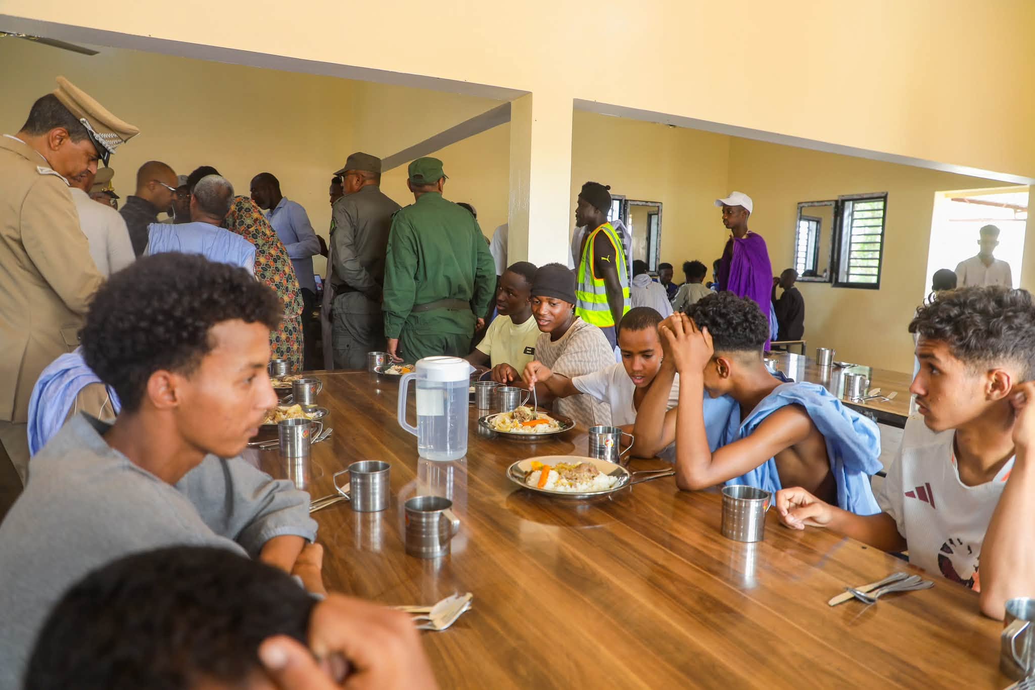 Le Délégué général de « Taazour » Sidi Ould Moulaye Zeine inaugure un internat pour élèves à Kiffa