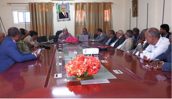 La wali de Daklet Nouadhibou s’informe sur les travaux des infrastructures de l’université