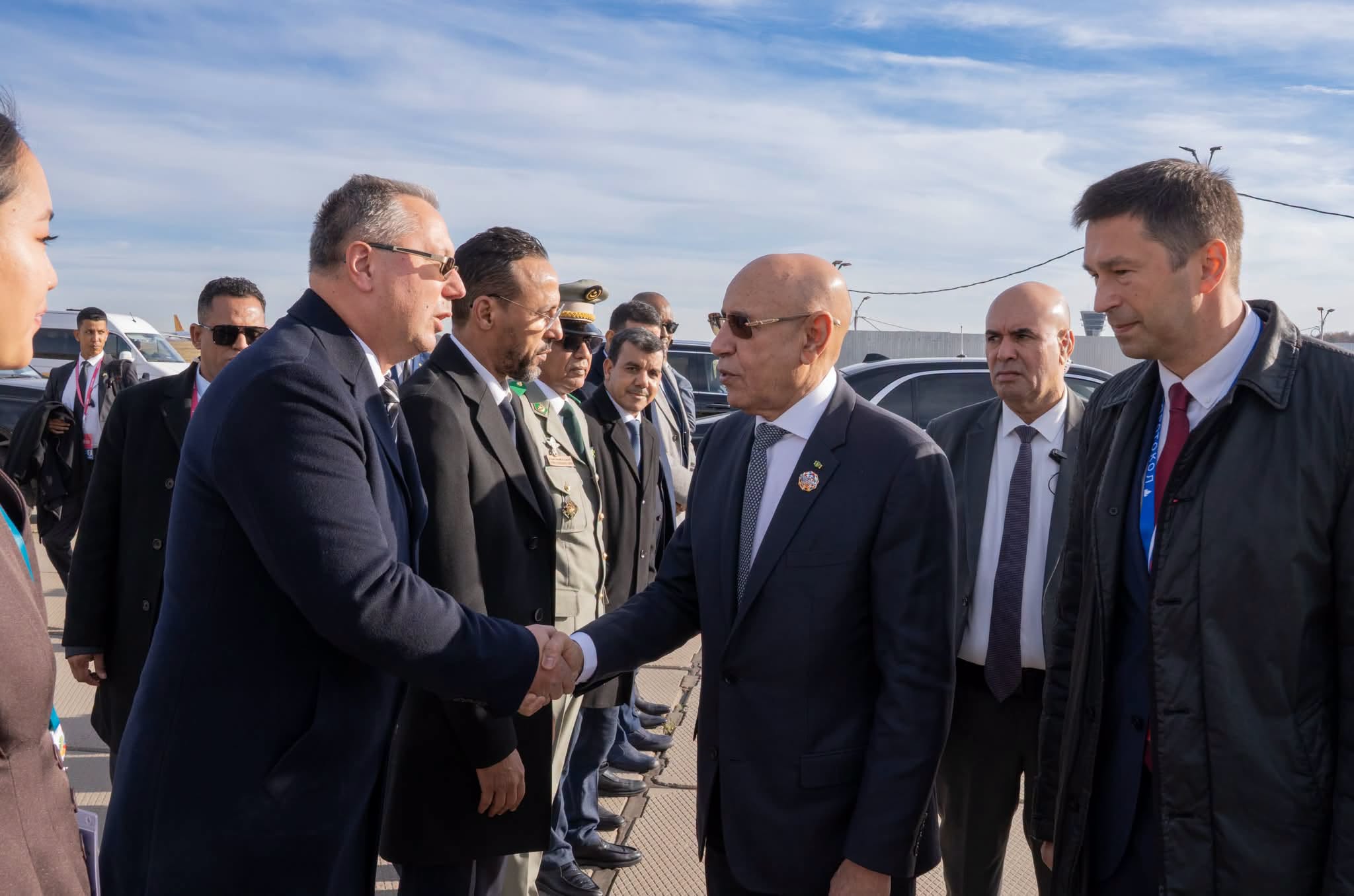 Le Président de la République quitte Moscou pour regagner Nouakchott après sa participation au troisième sommet Russie-Afrique