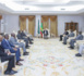 Le Président de la République, Président de l’Union africaine rencontre une délégation de responsables d’institutions financières et de banques africaines