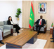 Le ministre des Affaires étrangères reçoit l’ambassadrice d’Italie