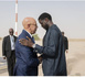 Le Président de la République reçoit son homologue sénégalais à l’aéroport international de Nouakchott
