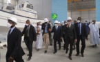 Le Président de la République visite la société mauritanienne de construction navale à Nouadhibou