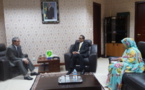 Le ministre des affaires étrangères reçoit l'ambassadeur algérien Le ministre des affaires étrangères reçoit l'ambassadeur algérien
