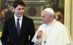 Trudeau "déçu" de l'absence d'excuses du pape aux autochtones