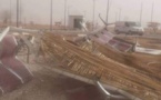 La tempête détruit le point de passage entre l'Algérie et la Mauritanie