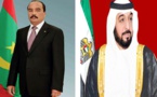 le Président de la République félicite le Chef de l'Etat des Emirats Arabes Unis