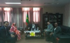 Le ministre de l’Économie et des Finances reçoit l’ambassadeur des États Unis accrédité en Mauritanie
