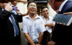 La Birmanie libère deux journalistes de Reuters au coeur d'une mobilisation internationale