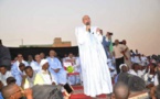 Le candidat Mohamed Ould Cheikh Mohamed Ahmed Ould Ghazwani préside un meeting électoral à Aleg