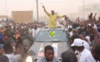 Le candidat Biram Dah Abeid préside un meeting électoral à Sélibabi