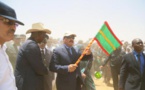 Le Président de la République pose la première pierre pour la réhabilitation de l'affluent de Koundi