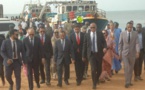 Des membres du gouvernement visitent le port de Tanit