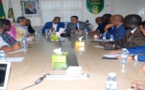 Le ministre de l’emploi visite la Fédération mauritanienne de Football