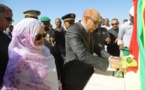 Le Président de la République pose la première pierre pour la réalisation des différentes composantes du projet "Extension et modernisation de la ville de Sélibabi
