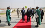 Le Président de la République regagne Nouakchott en provenance de Sélibabi
