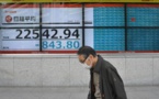 Chute de la Bourse de Tokyo, moindres dégâts sur les places de Chine