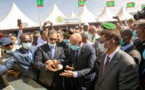 Le président de la République donne le coup d’envoi des activités de la section de la société Maaden Mauritanie au Tiris Zemmour