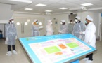Visite du premier Ministre au centre d’hospitalisation des malades de la COVID-19