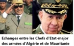 Echanges entre les Patrons des armées d'Algérie et de Mauritanie