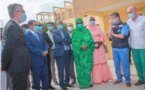 Le ministre de la santé visite deux unités de prise en charge de malades de la covid 19