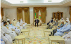 Le Président de la République reçoit le bureau exécutif de l'Association des Ulémas mauritaniens