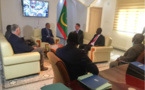Le président de l'Autorité de la Zone franche de Nouadhibou tient une séance de travail avec le Groupe Mondial de Strongold