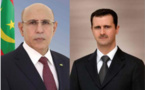 Le Président de la République félicite son homologue syrien