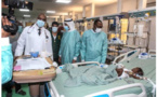 Des enfants subissent des interventions de chirurgie cardiaque et du cathétérisme effectuées par une mission sanitaire saoudienne