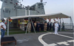 Arrivée à Nouadhibou du navire de guerre espagnol le Furor