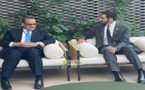 Le ministre des Affaires étrangères s’entretient avec le ministre d’État émirati des Affaires étrangères