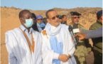 Ouadane: Le ministre des Affaires étrangères en compagnie de diplomates se rend au site touristique de Guelb Richatt
