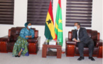 Le ministre des Affaires étrangères tient une séance de travail avec son homologue ghanéenne