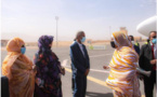 La Première Dame arrive à Zoueirate