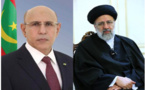 Le Président de la République renouvelle au Président iranien la détermination de la Mauritanie à renforcer ses relations avec l'Iran
