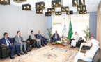 Les ministres des affaires économiques et de l'hydraulique visitent le président exécutif du fonds saoudien pour le développement