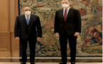 Le Président de la République s'entretient avec le Roi d'Espagne