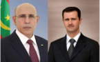 Le Président de la République félicite son homologue syrien