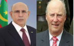 Le Président de la République félicite le Roi de la Norvège