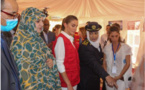 La Reine d'Espagne visite le commissariat spécial en chargé des enfants en conflit avec la loi