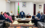 Le ministre des Affaires étrangères reçoit l'ambassadrice des USA