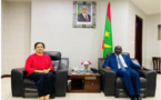 Le ministre des Affaires étrangères reçoit l’ambassadrice d’Espagne
