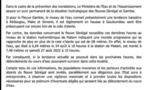 Risques d’inondations à partir du fleuve Sénégal