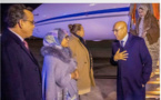 Arrivée du Président de la République à Washington