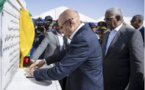 Le Président de la République pose la première pierre pour l’extension du projet d’approvisionnement de la ville de Nouadhibou en eau potable