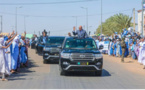 Arrivée du Président de la République à Néma