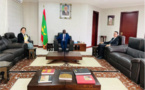 Le ministre des Affaires étrangères reçoit l’ambassadrice d’Espagne